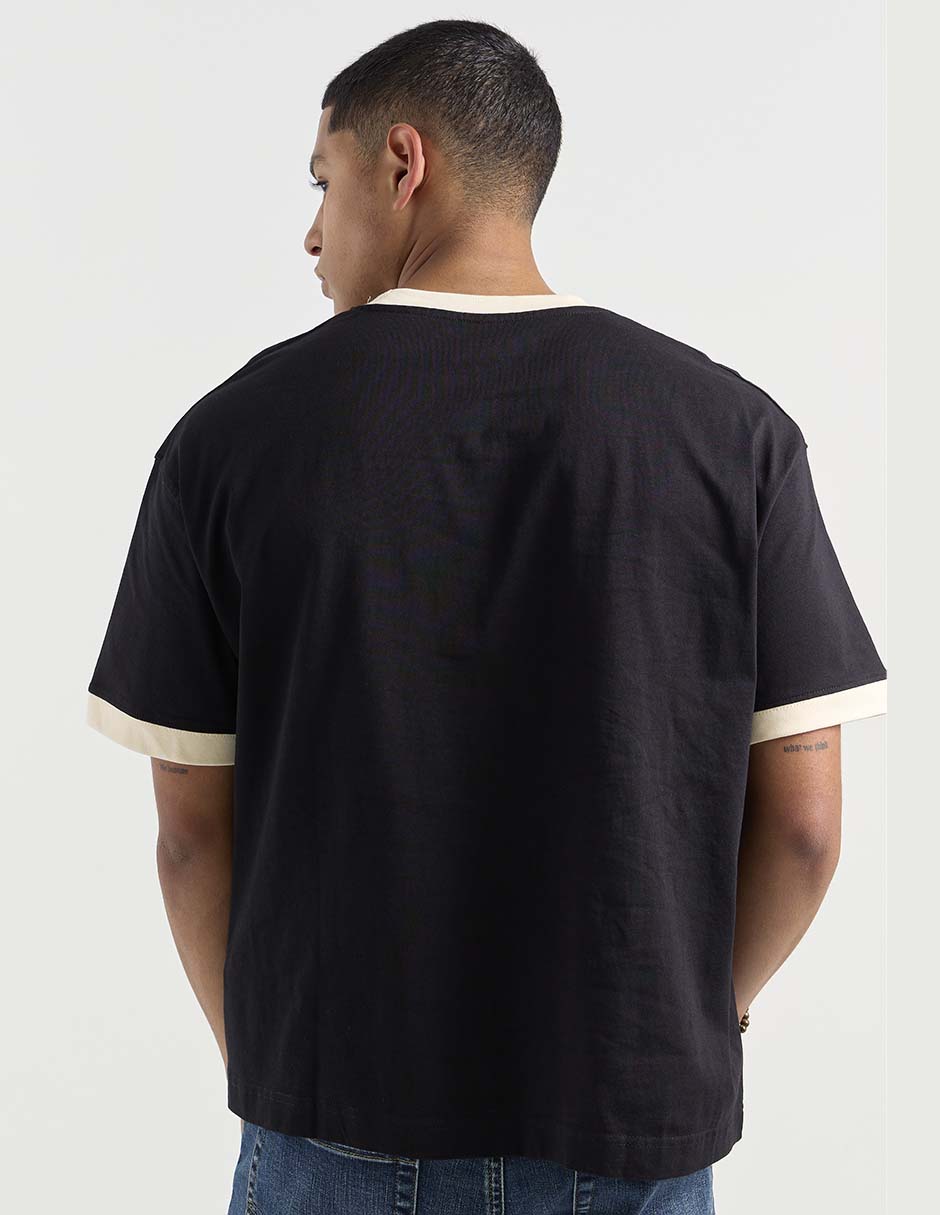 PLAYERA JACK & JONES 122838, XL, NEGRO