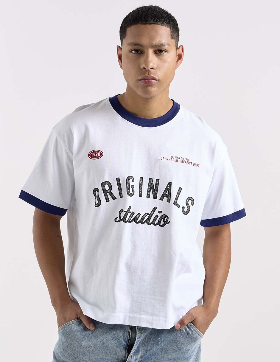 Playera cuello redondo para hombre 2