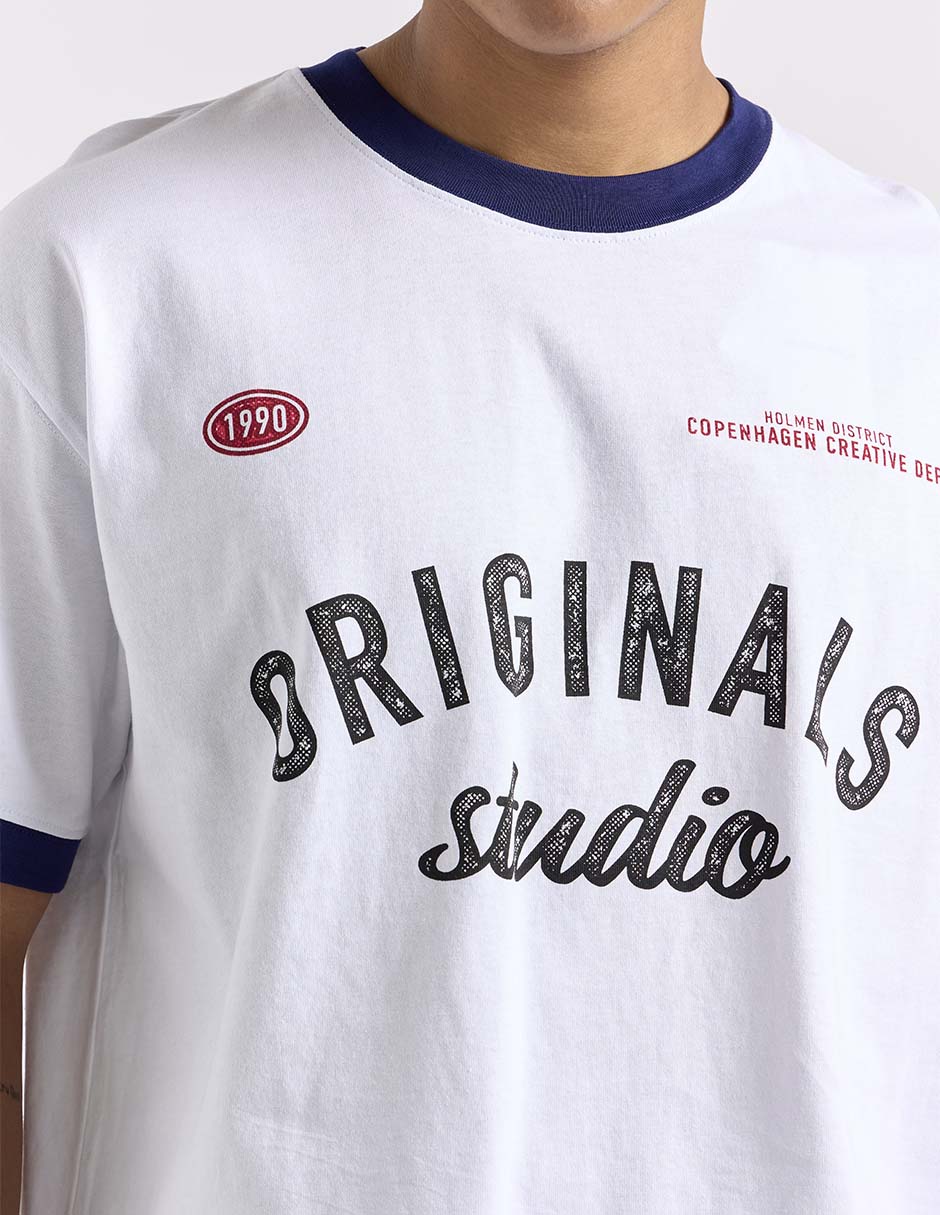 Playera cuello redondo para hombre 4