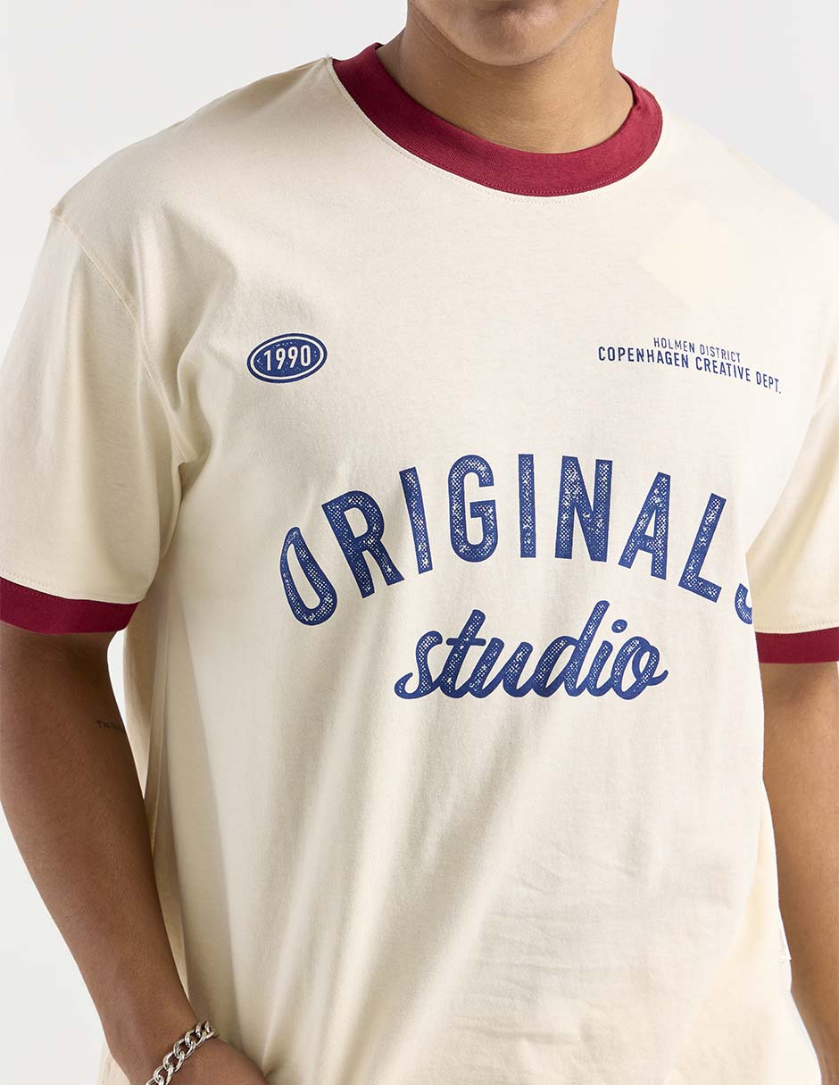 Playera cuello redondo para hombre 4