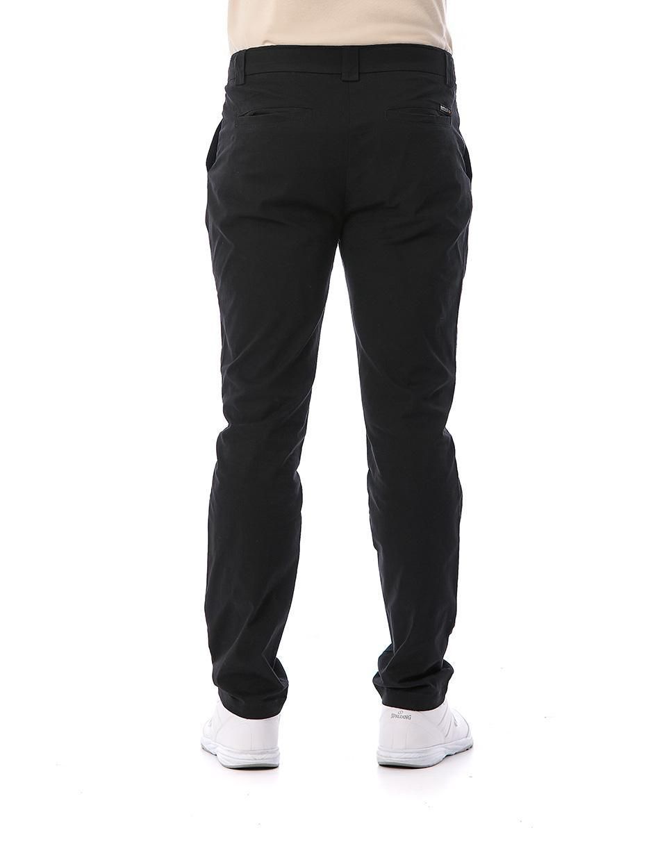 Pantalón regular de gabardina para hombre 8