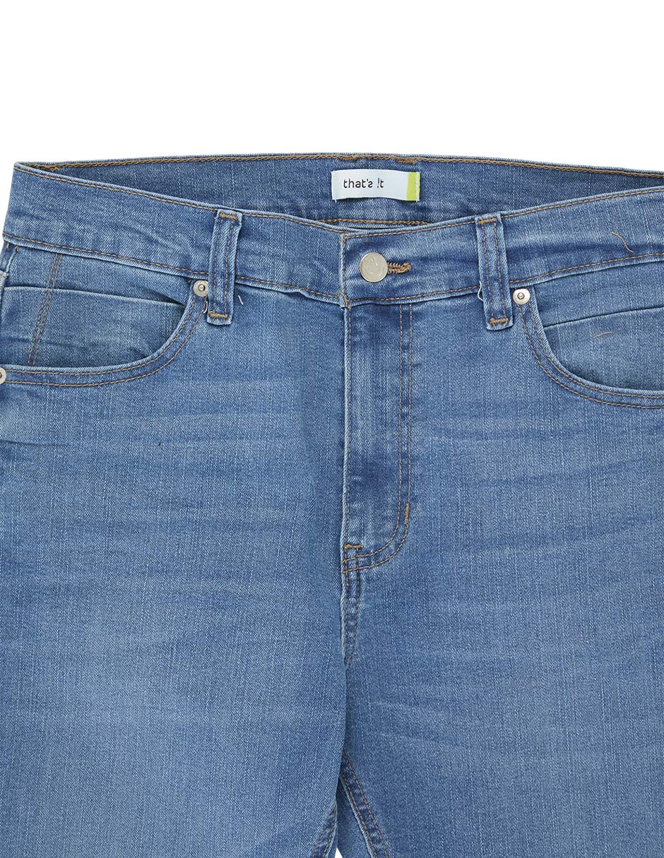 Jeans skinny lavado medio para hombre 5
