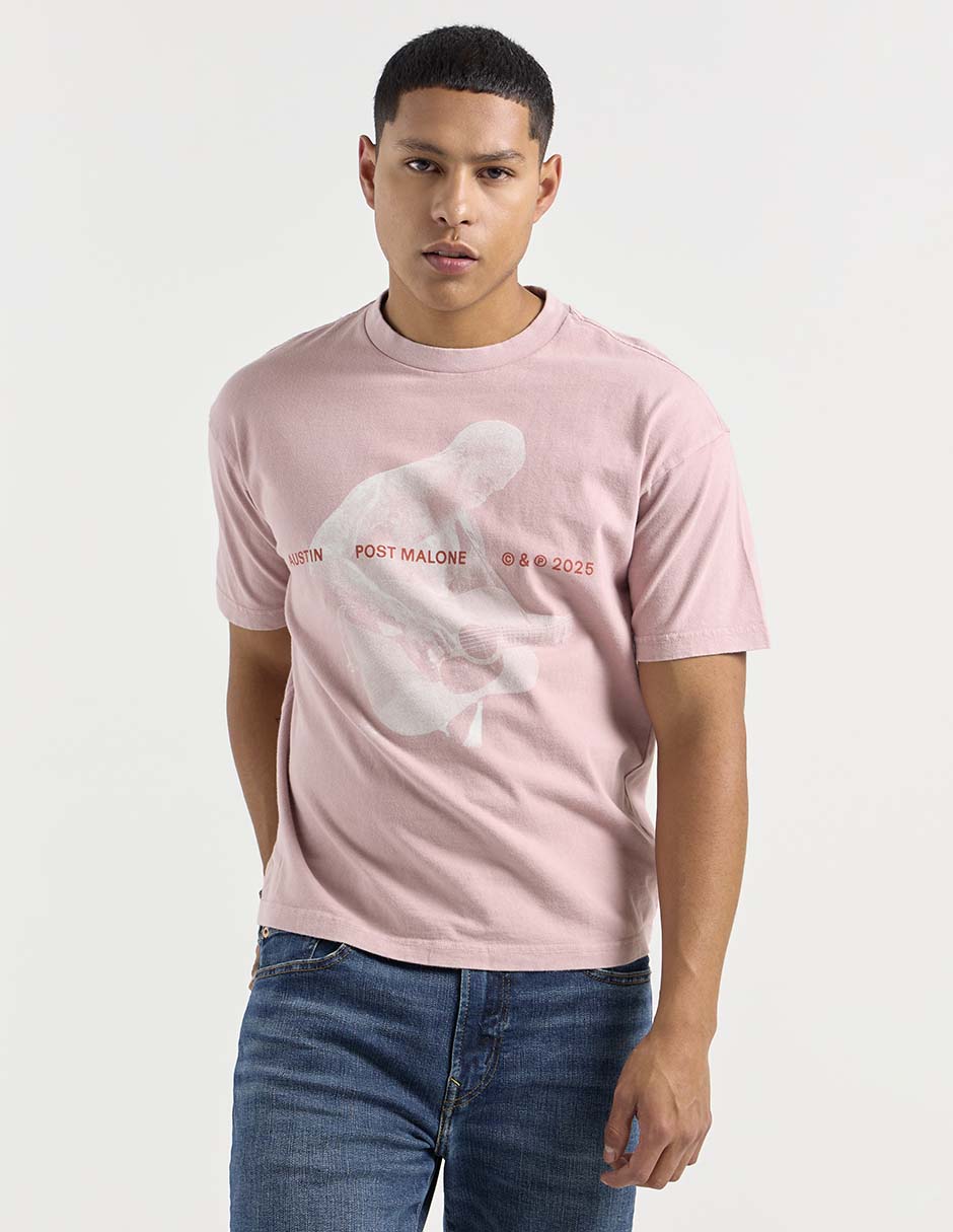 Playera cuello redondo para hombre