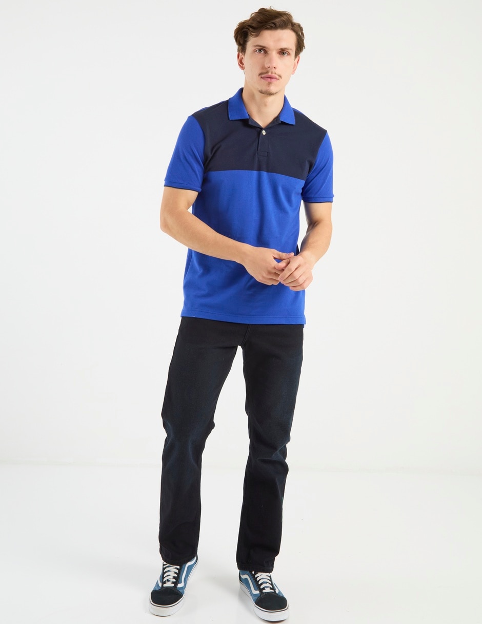 Jeans straight deslavado para hombre