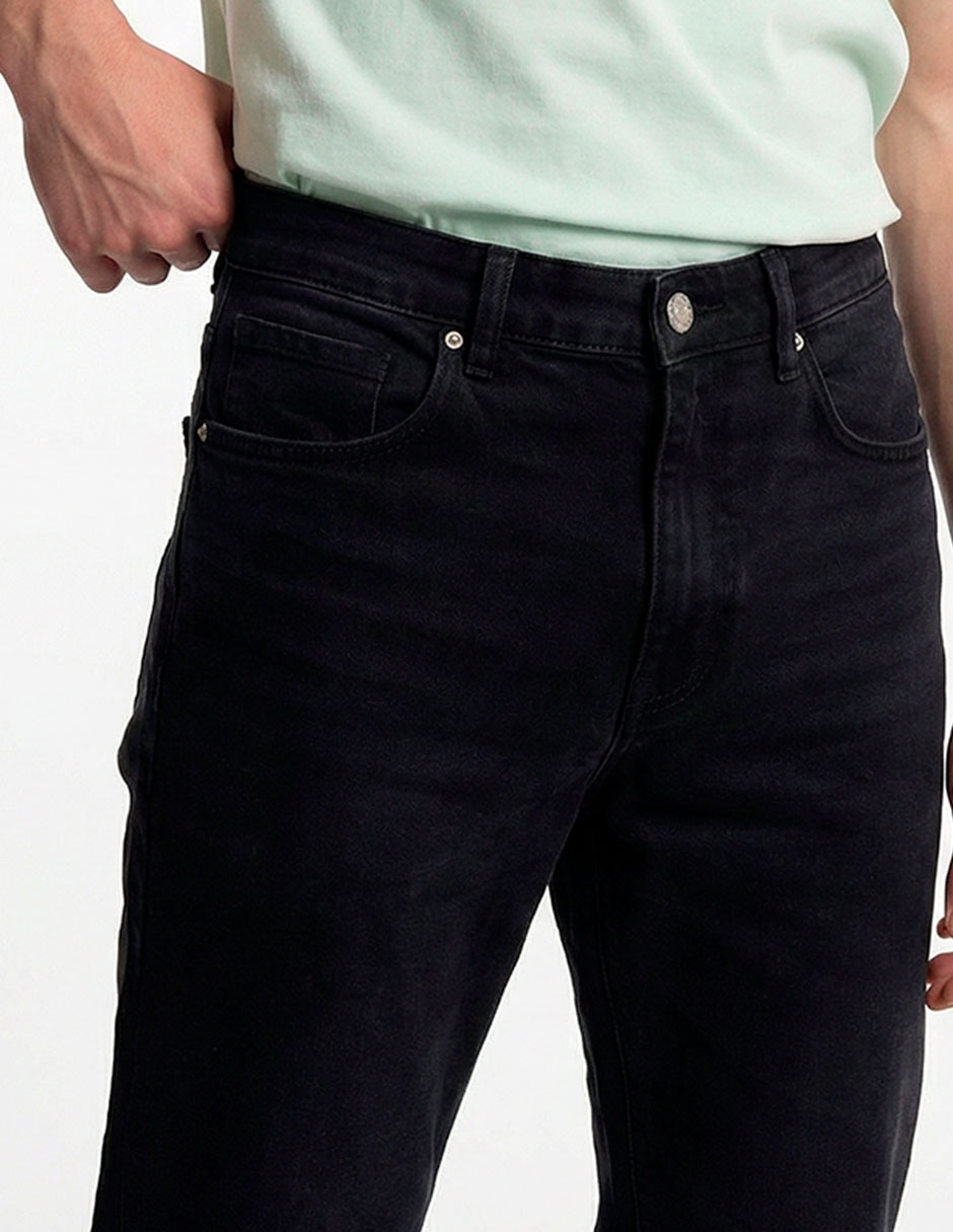 Jeans slim lavado obscuro para hombre 4