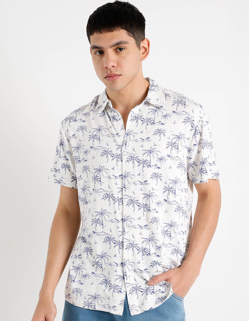 Camisa casual manga corta para hombre Camisa casual manga corta para hombre