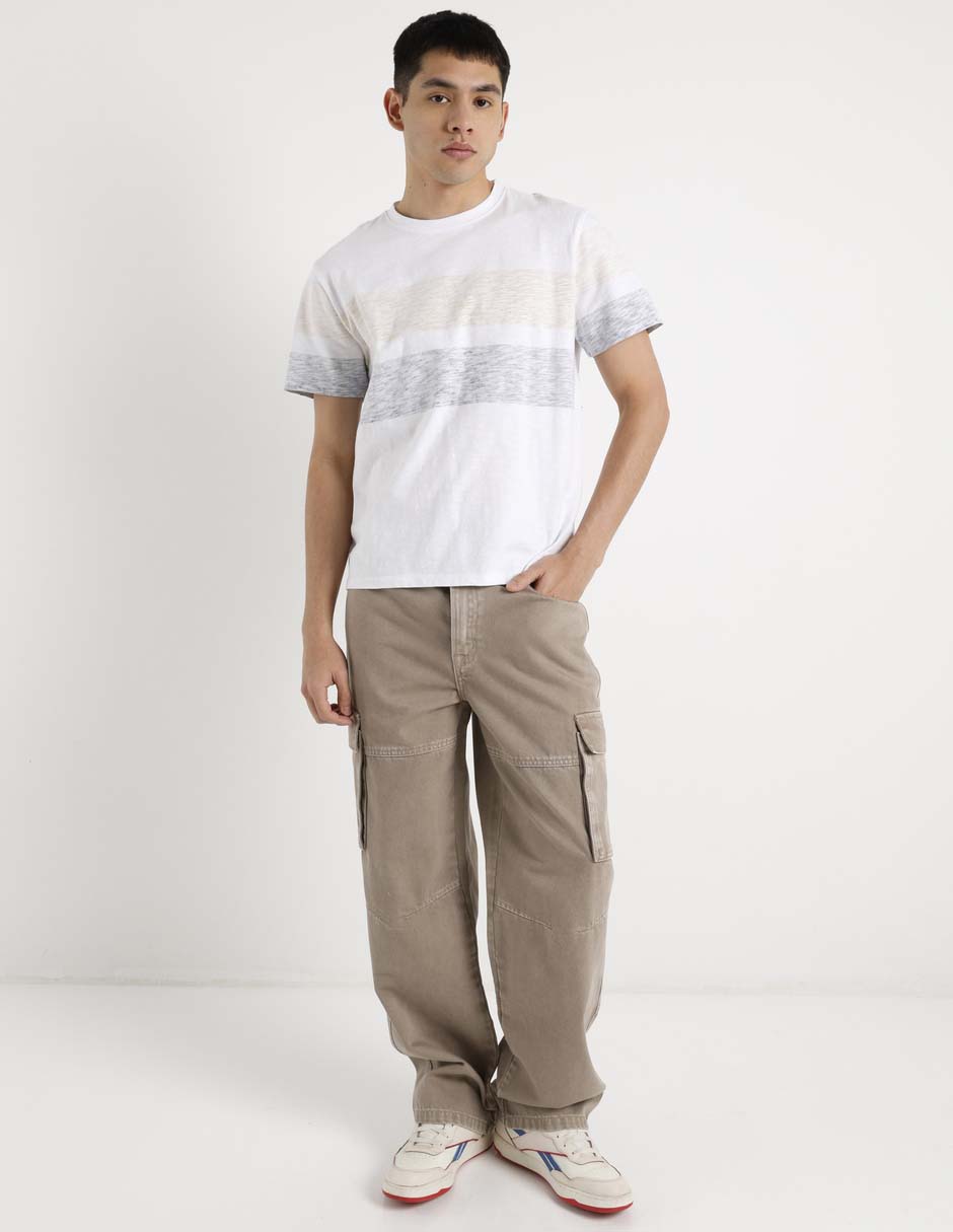 Jeans cargo relaxed para hombre 2