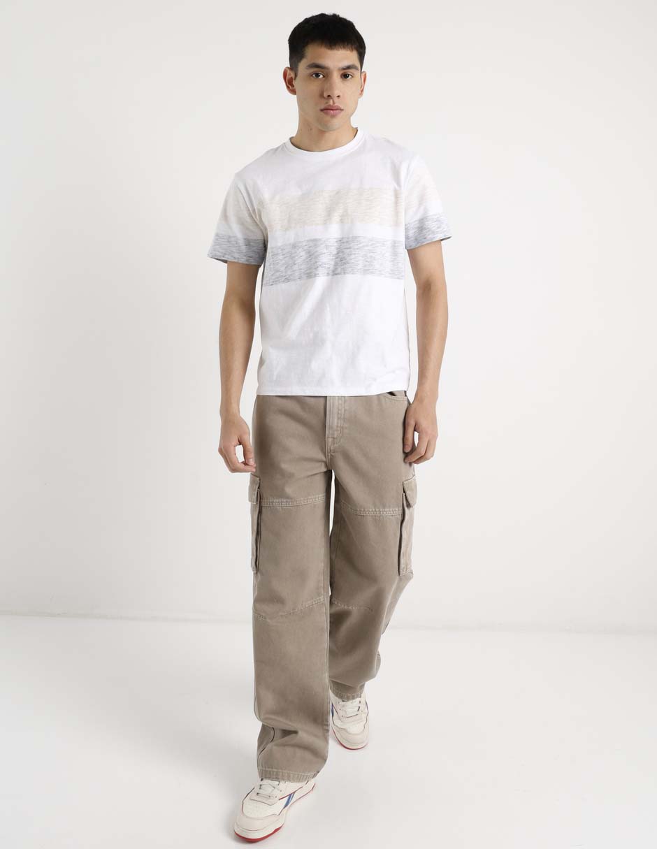 Jeans cargo relaxed para hombre 3