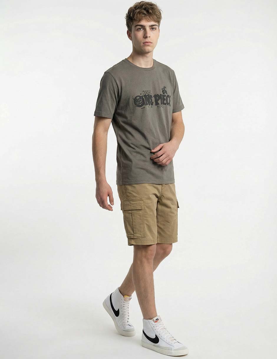 Playera One Piece cuello redondo para hombre 3