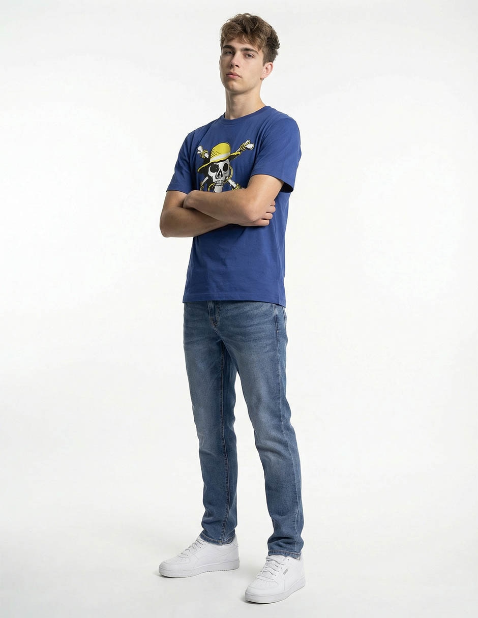 Playera One Piece cuello redondo para hombre 3