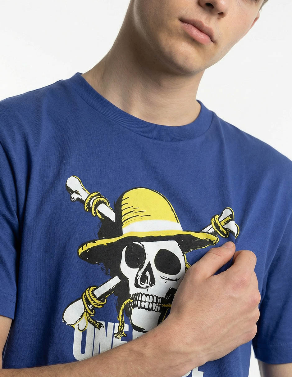 Playera One Piece cuello redondo para hombre 4