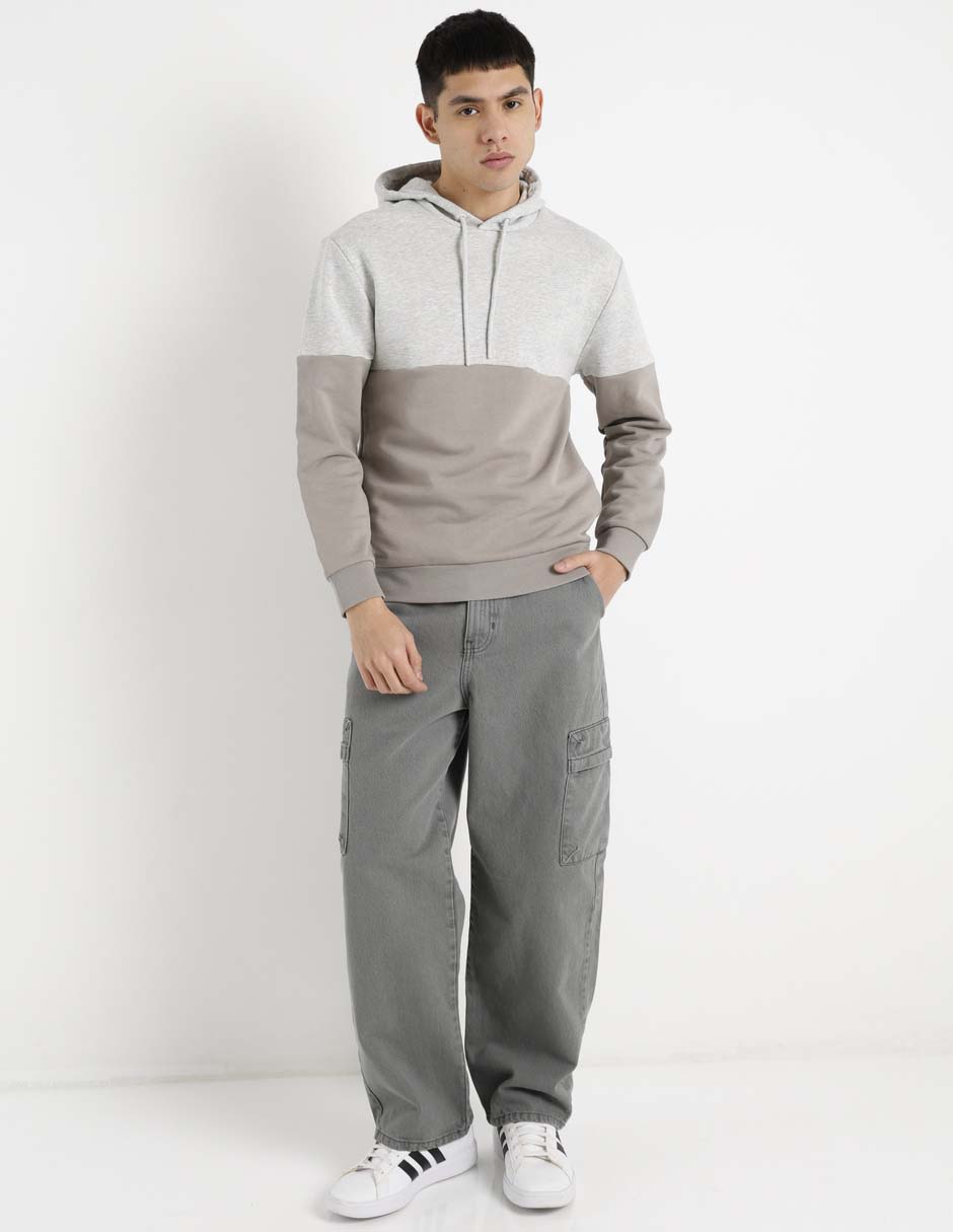 Jeans cargo baggy para hombre 2