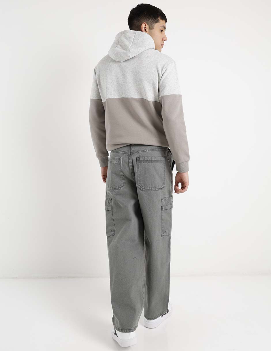 Jeans cargo baggy para hombre 6