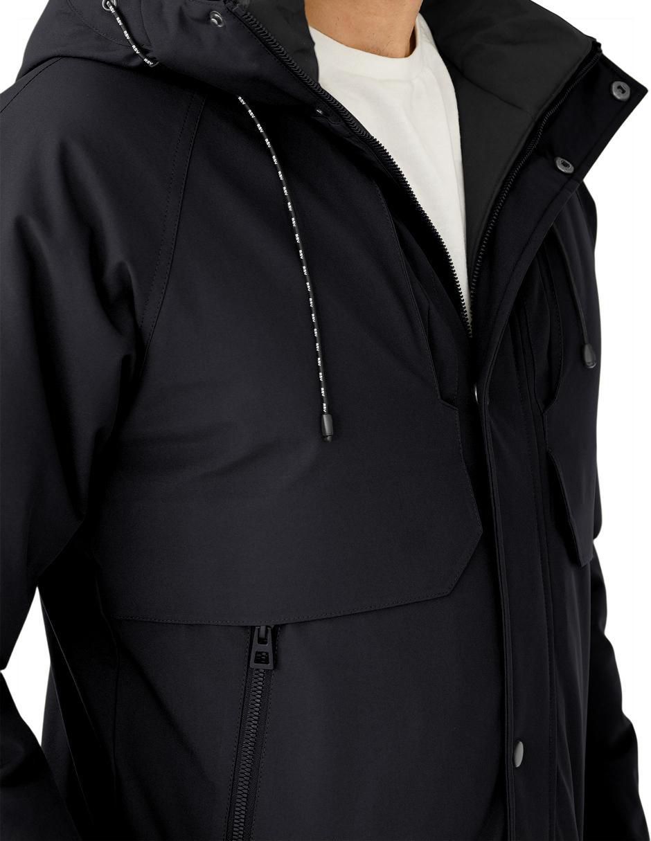 Chamarra casual con capucha para hombre 4