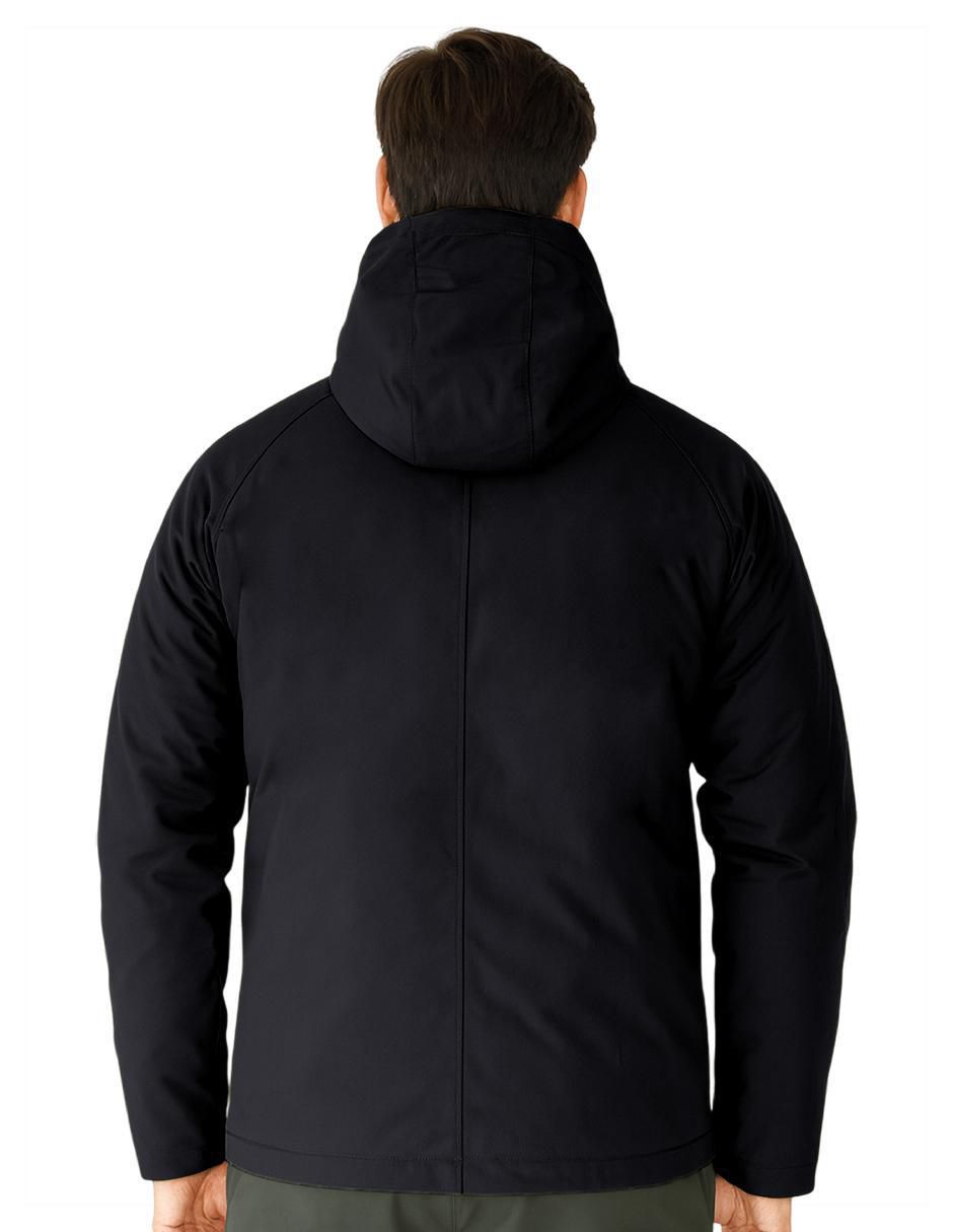 Chamarra casual con capucha para hombre 5