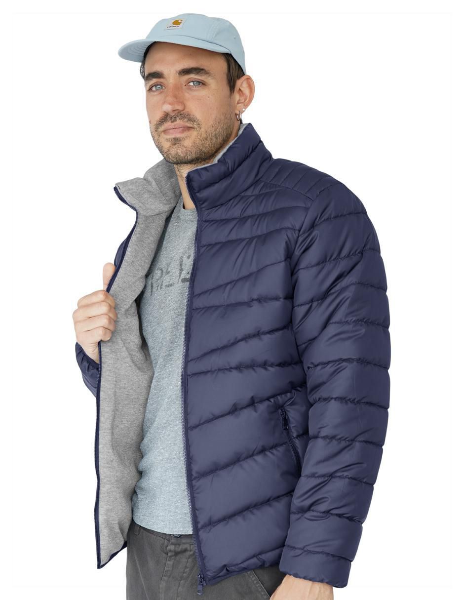 Chamarra capitonada reversible para hombre 2