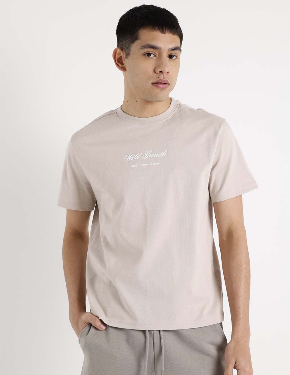 Playera cuello redondo para hombre