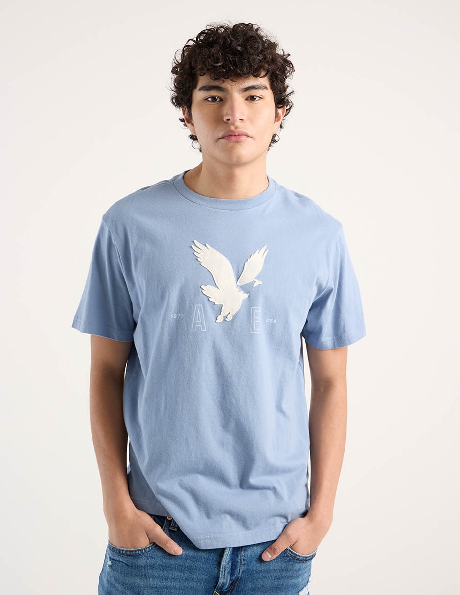 Playera cuello redondo para hombre