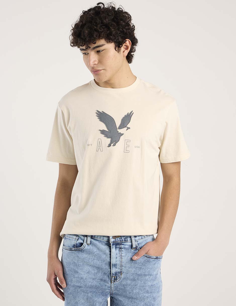 Playera cuello redondo para hombre