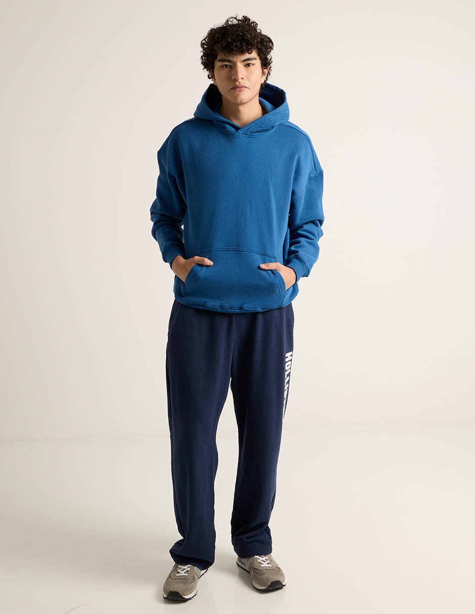 Pants straight con jareta para hombre 2