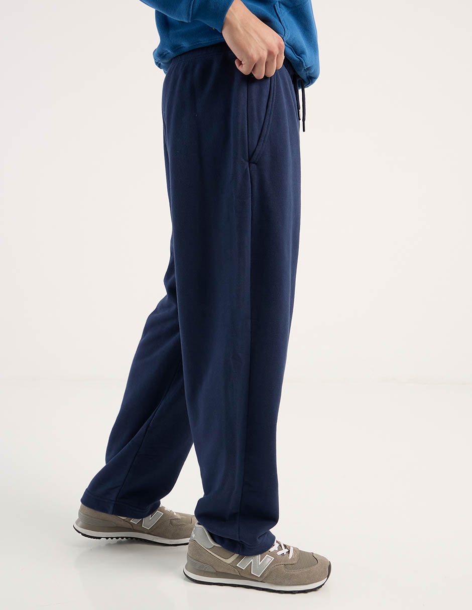 Pants straight con jareta para hombre 5