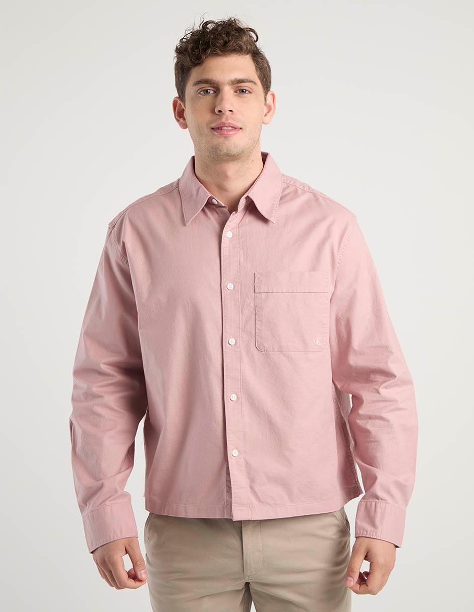 Camisa casual de algodón manga larga para hombre 2