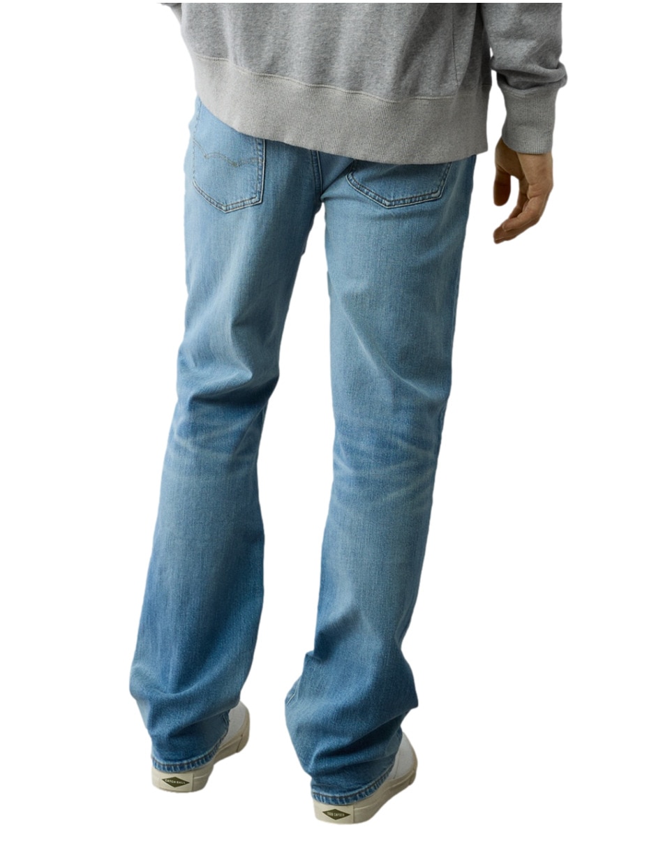 Jeans bota deslavado para hombre 2