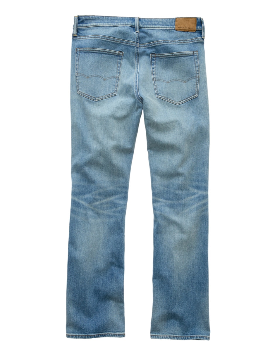 Jeans bota deslavado para hombre 4