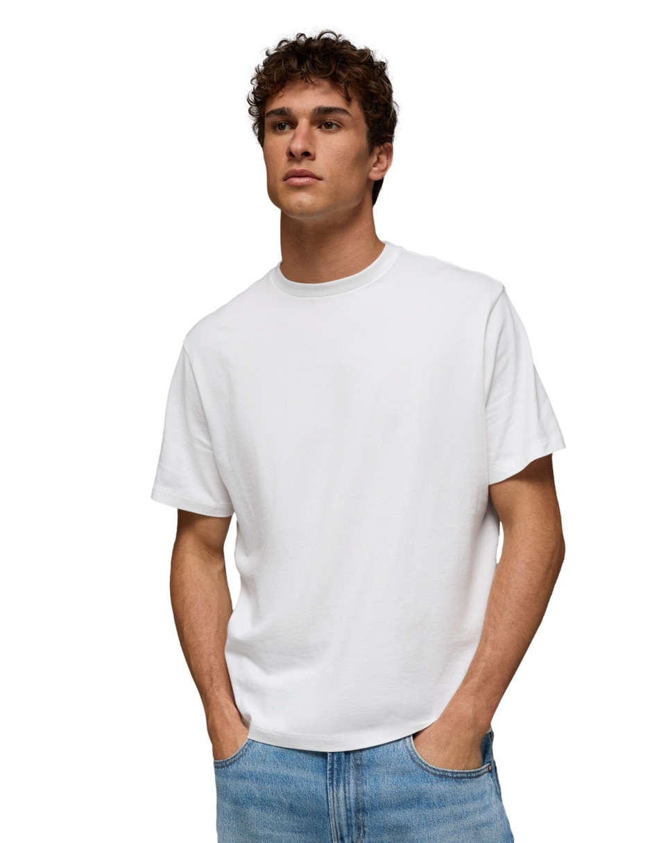 Playera Tees cuello redondo para hombre