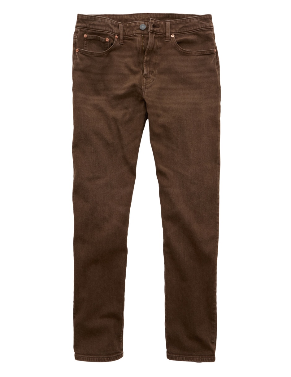 Pantalón casual straight de algodón para hombre 3