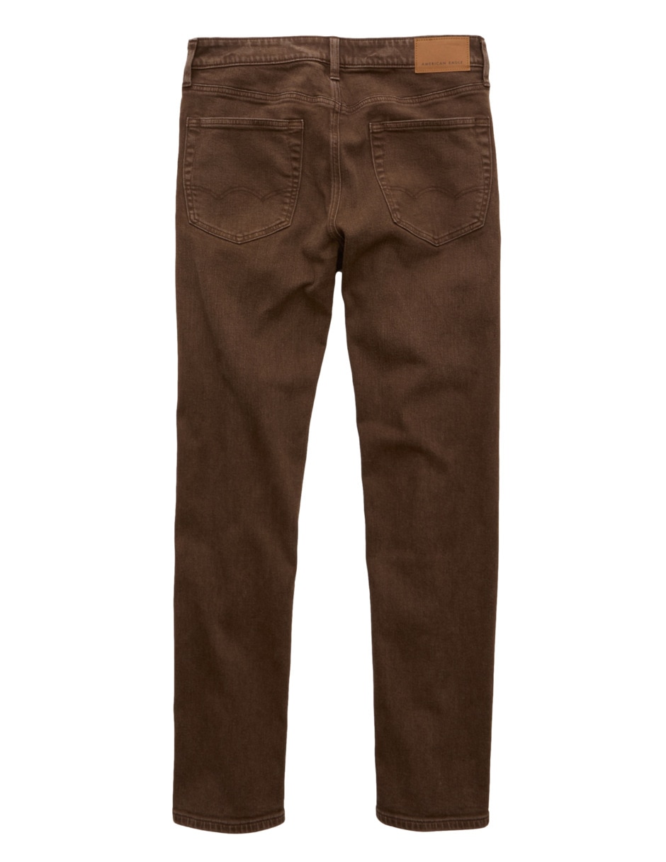 Pantalón casual straight de algodón para hombre 4