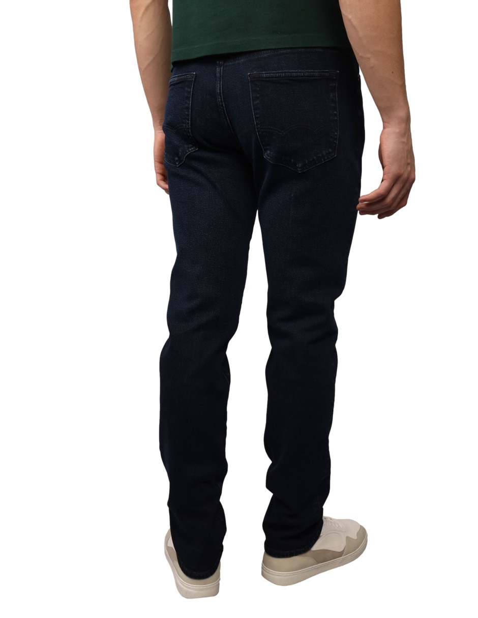 Jeans slim lavado obscuro para hombre 2
