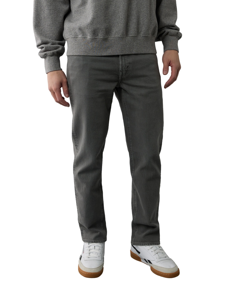 Pantalón casual straight de algodón para hombre Pantalón casual straight de algodón para hombre