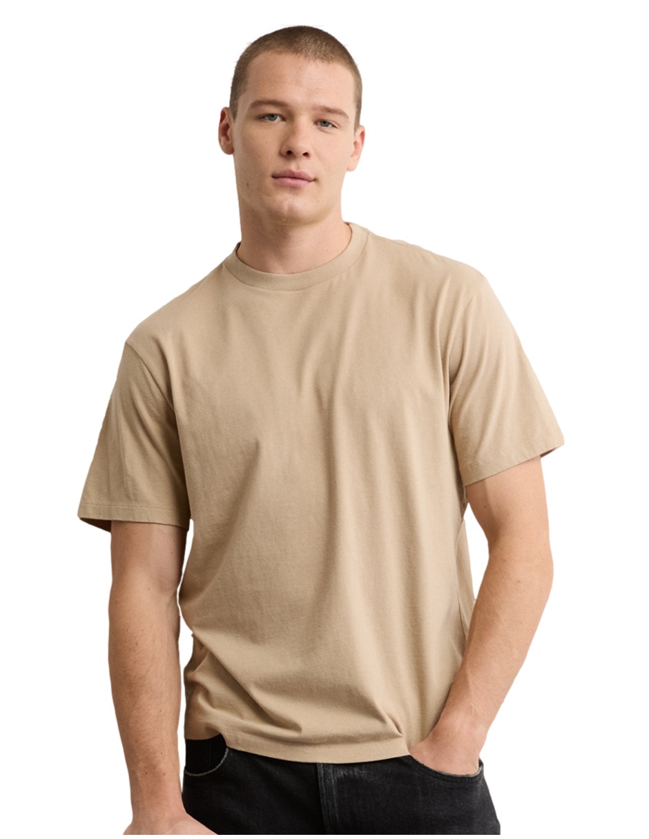 Playera Tees cuello redondo para hombre