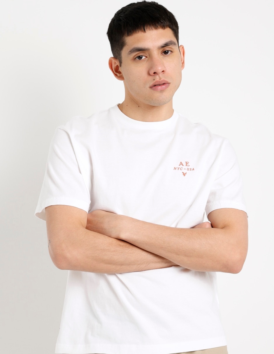 Playera cuello redondo para hombre