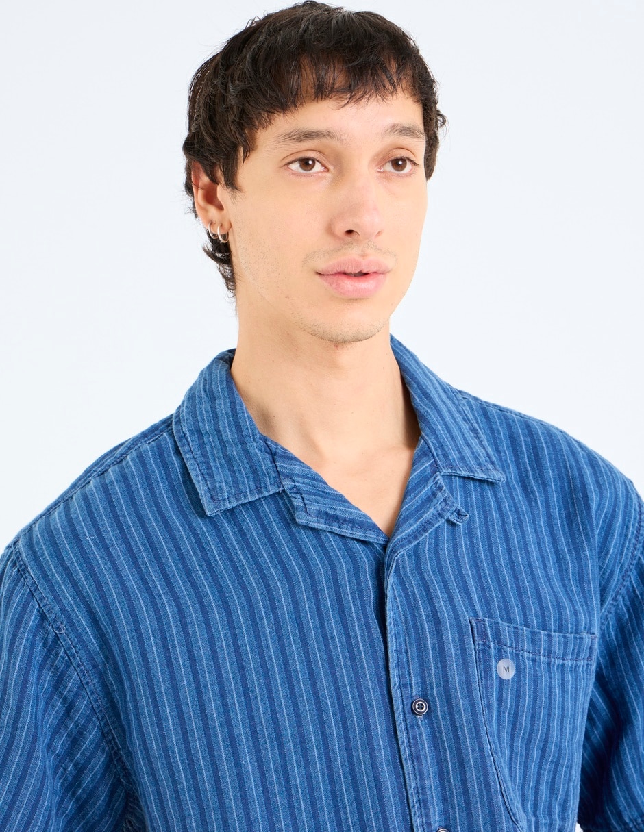 Camisa Casual de algodón para hombre 4