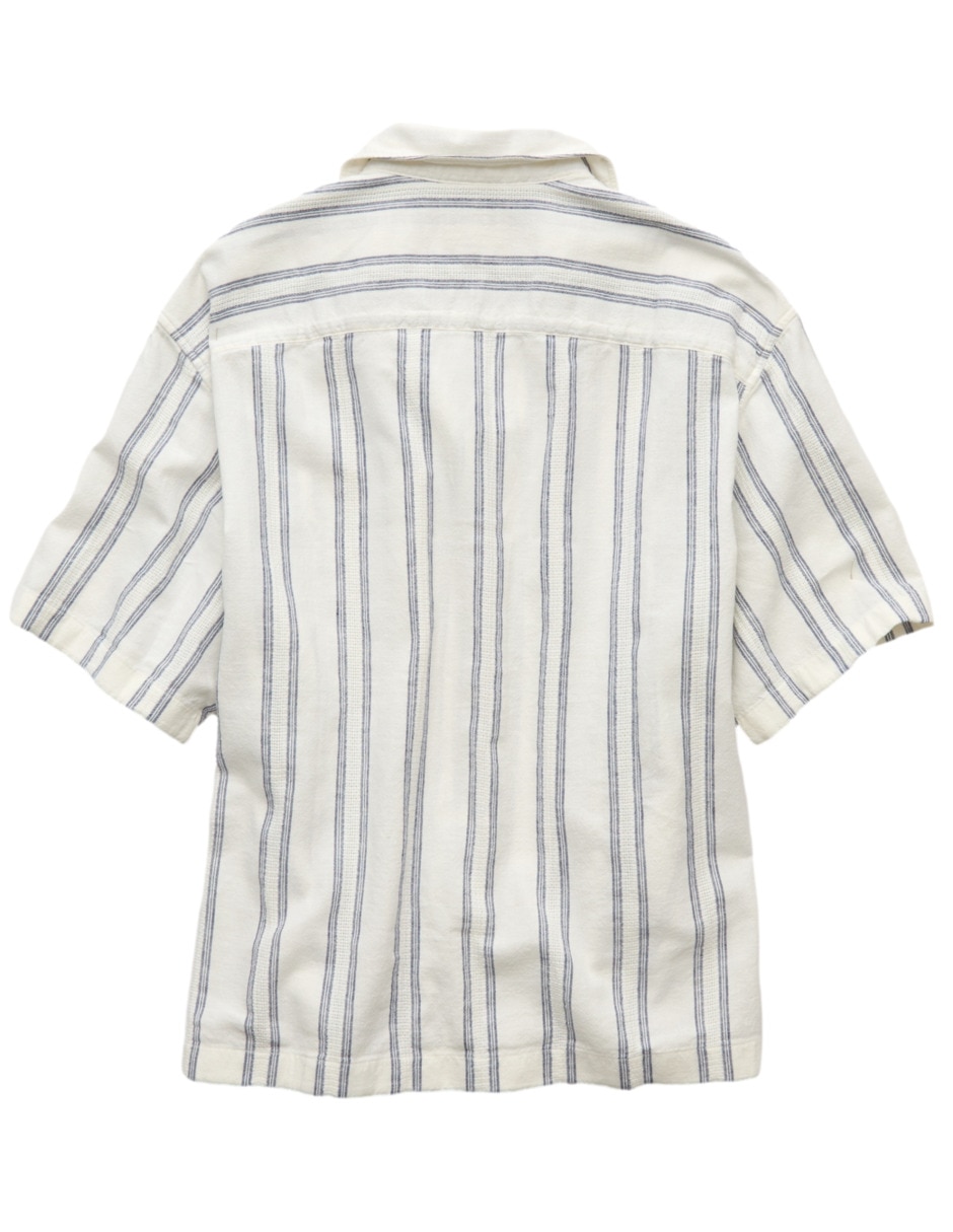 Camisa casual de algodón manga corta para hombre 4