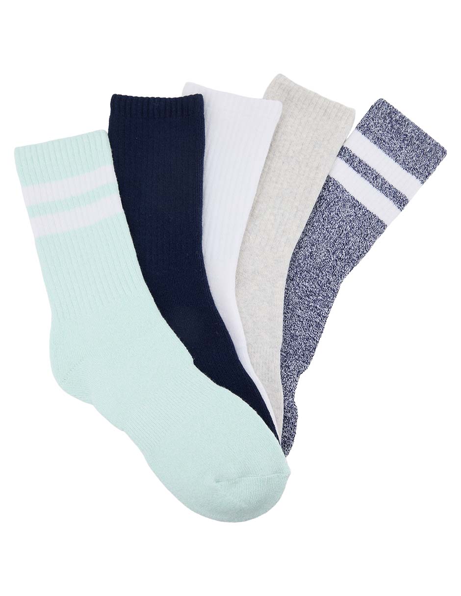 Set de calcetín de algodón para hombre 5 pares
