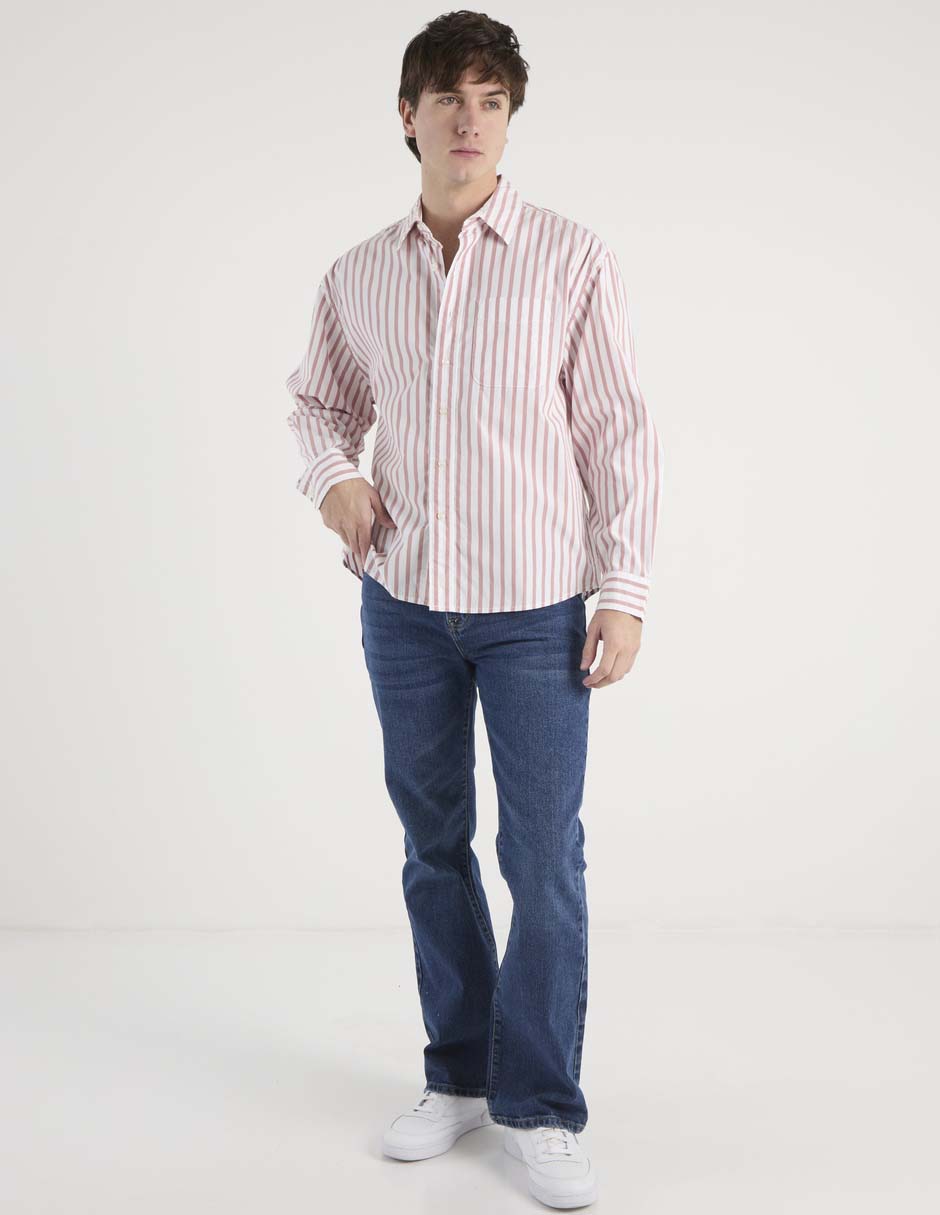 Camisa casual de algodón manga larga para hombre 3
