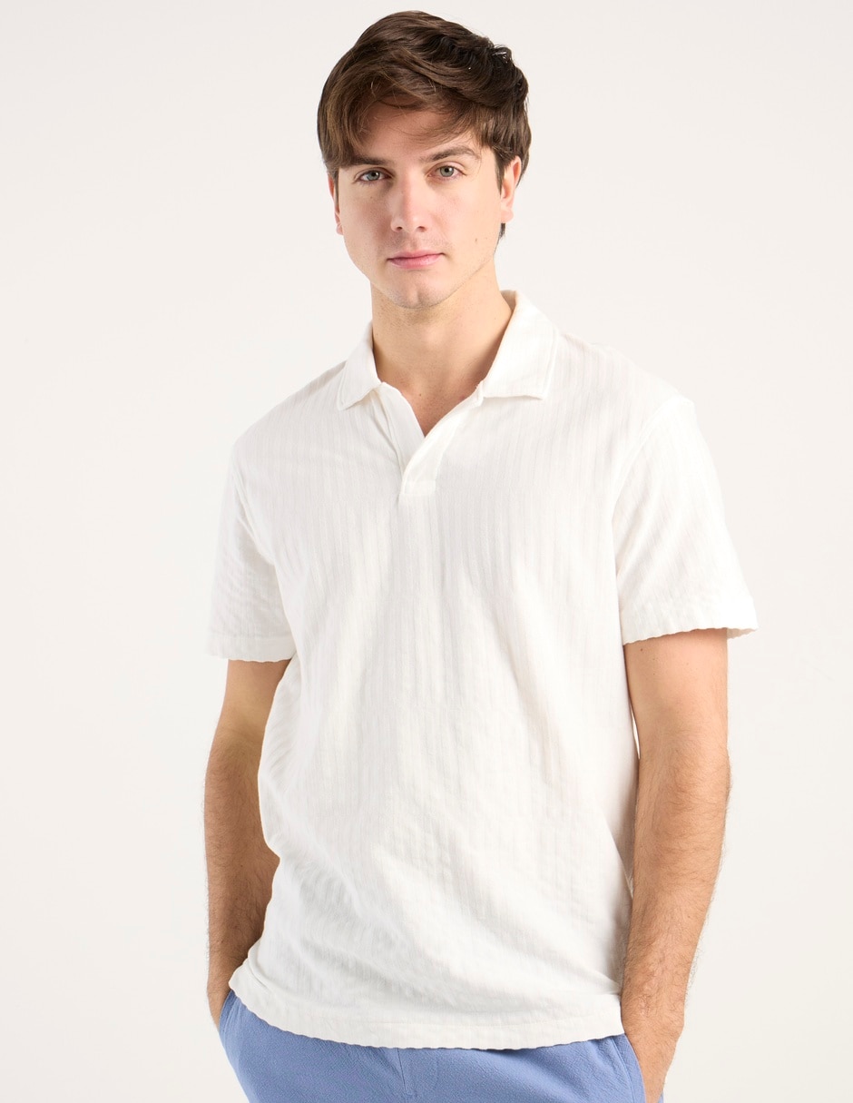 Playera tipo polo para hombre