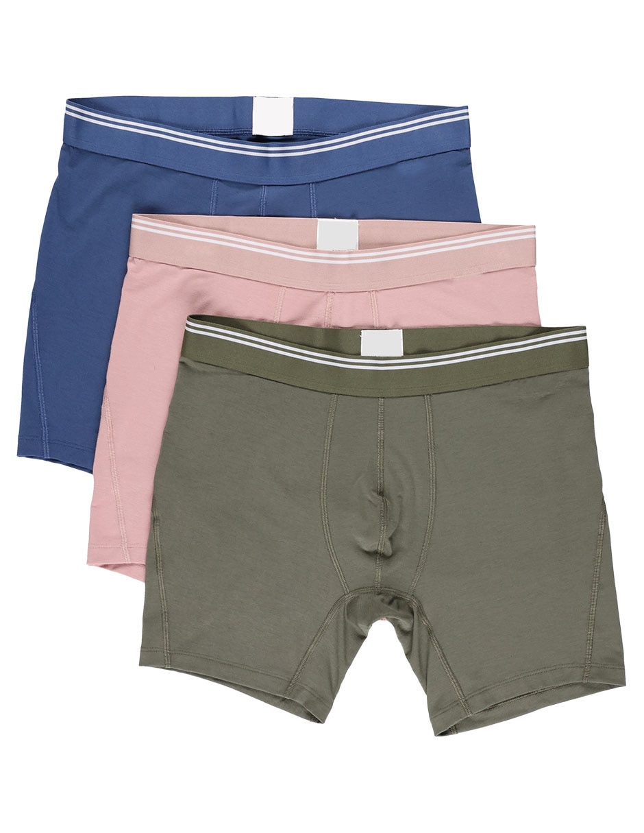 Set bóxer de algodón para hombre 3 piezas 5
