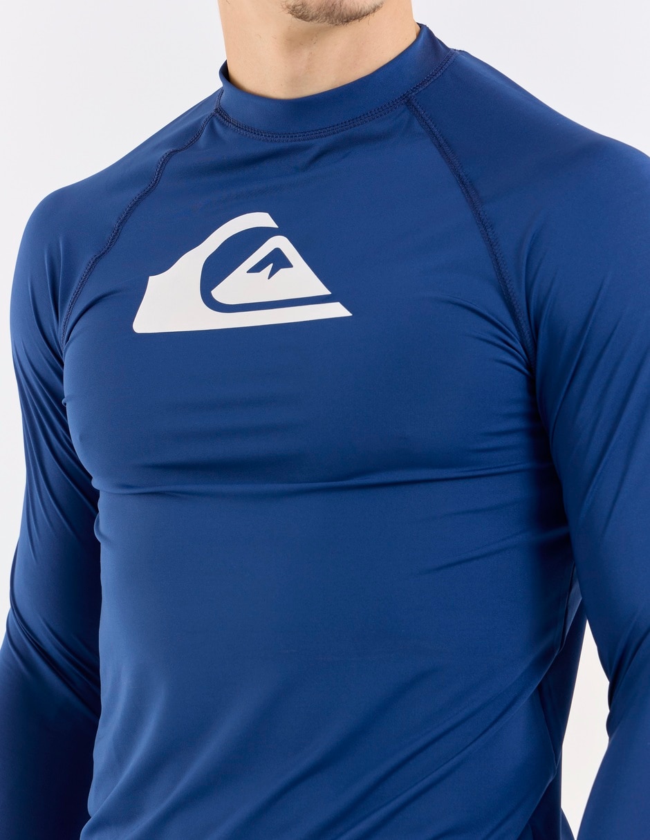 Rashguard estampado logo para hombre 4