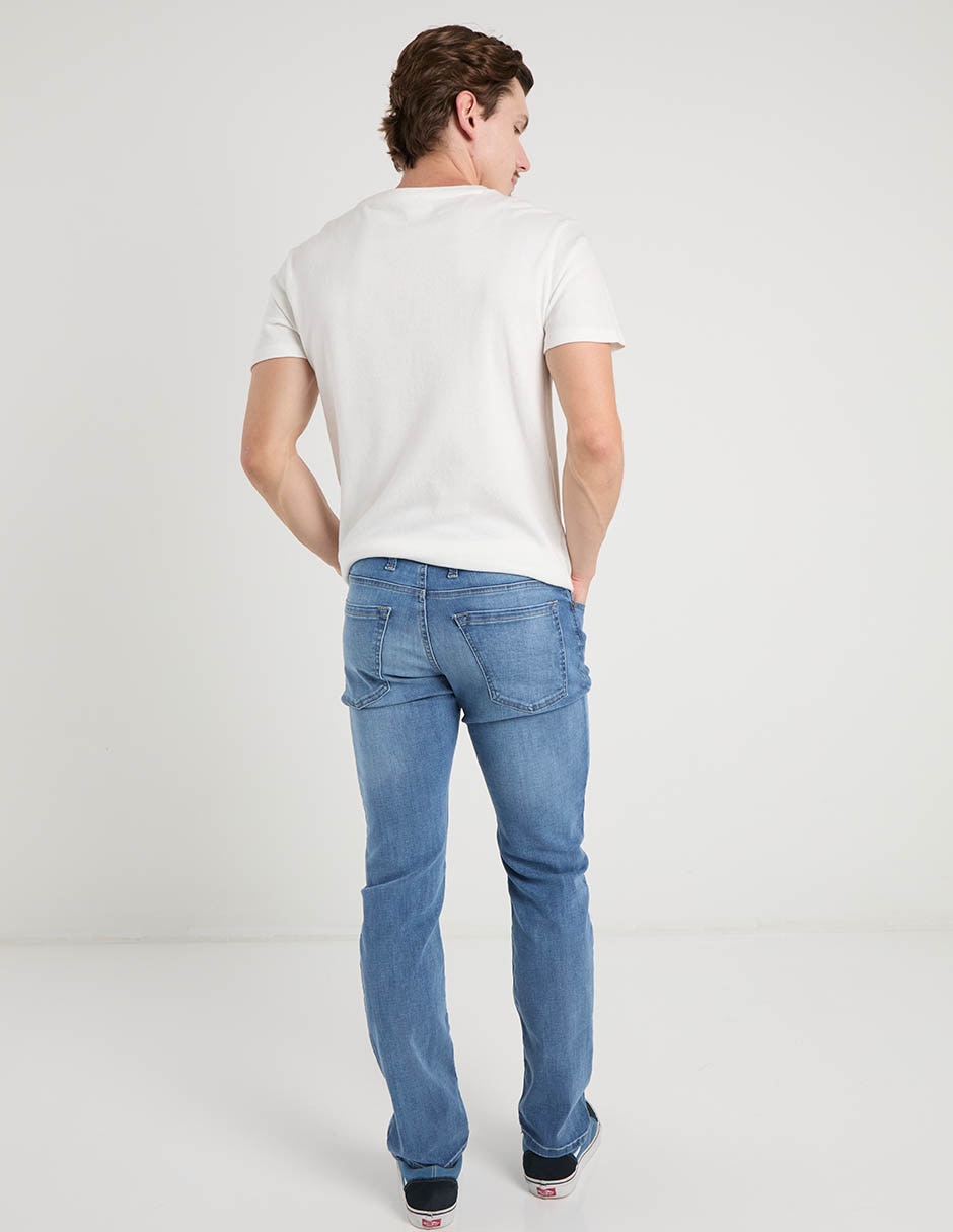 Jeans skinny deslavado para hombre 6