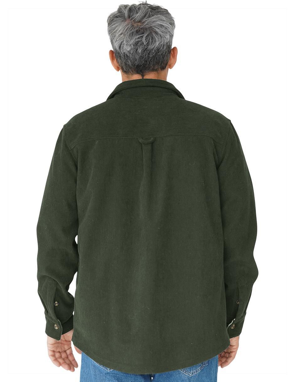 Sobrecamisa casual manga larga para hombre 3