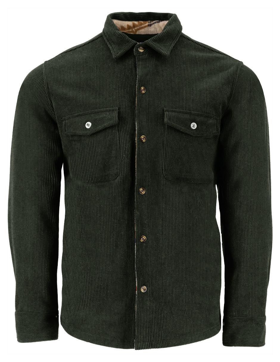 Sobrecamisa casual manga larga para hombre 4