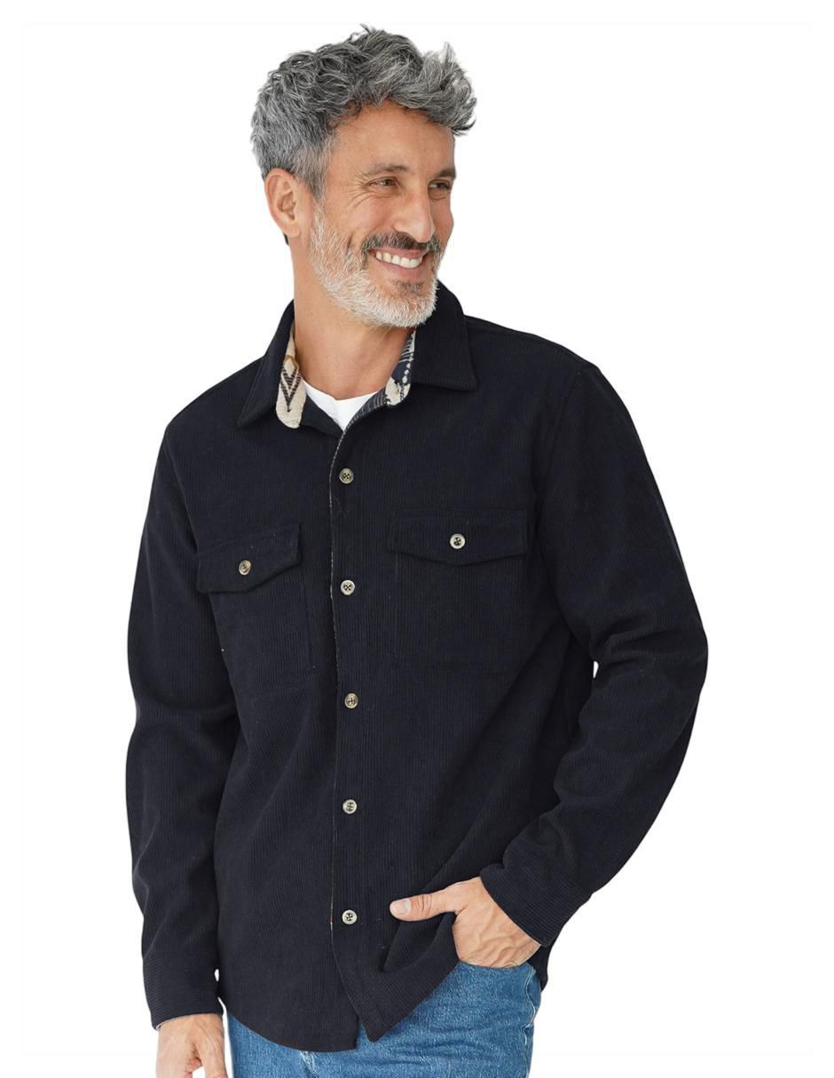 Sobrecamisa casual manga larga para hombre Sobrecamisa casual manga larga para hombre