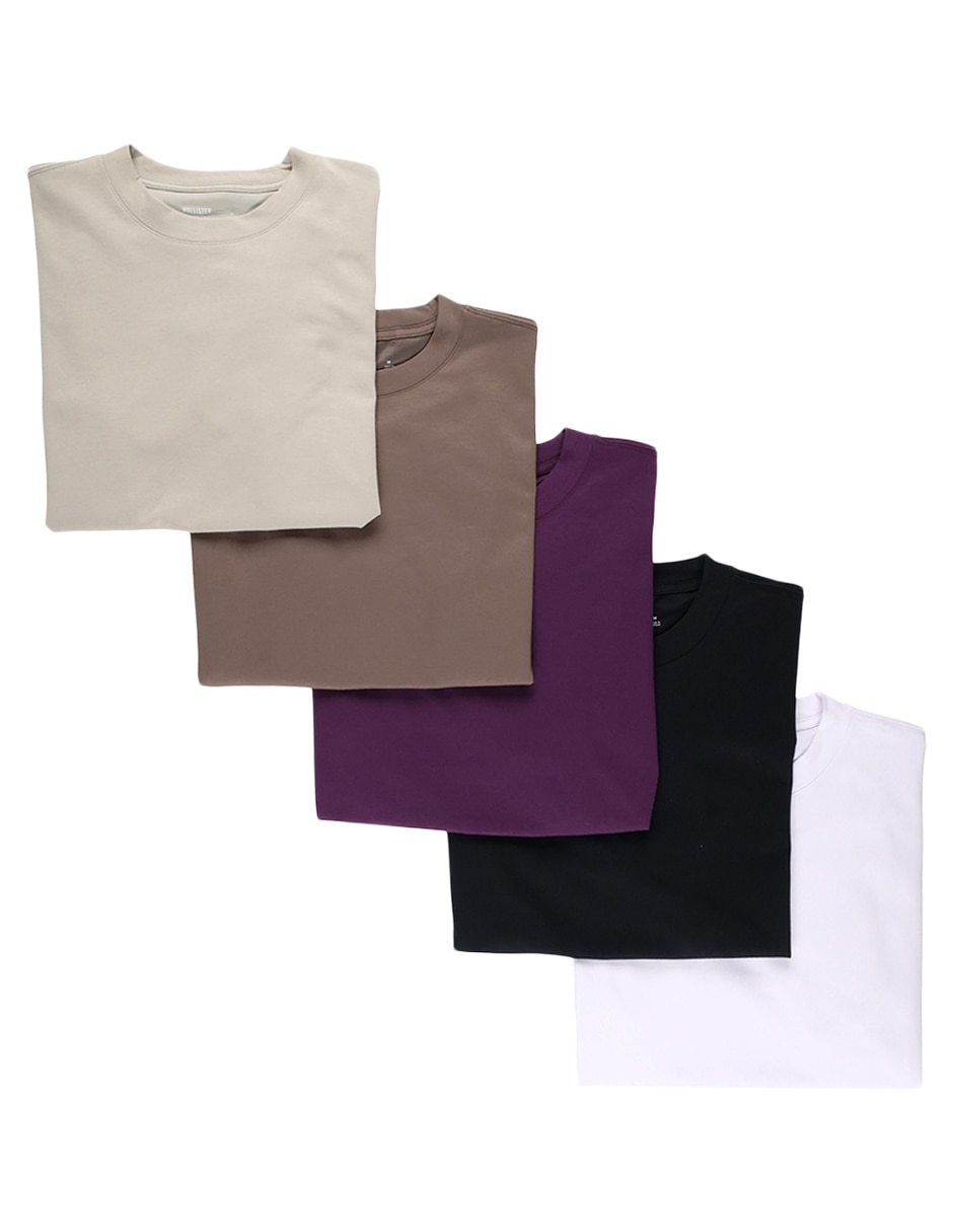 Set playera cuello redondo para hombre 7