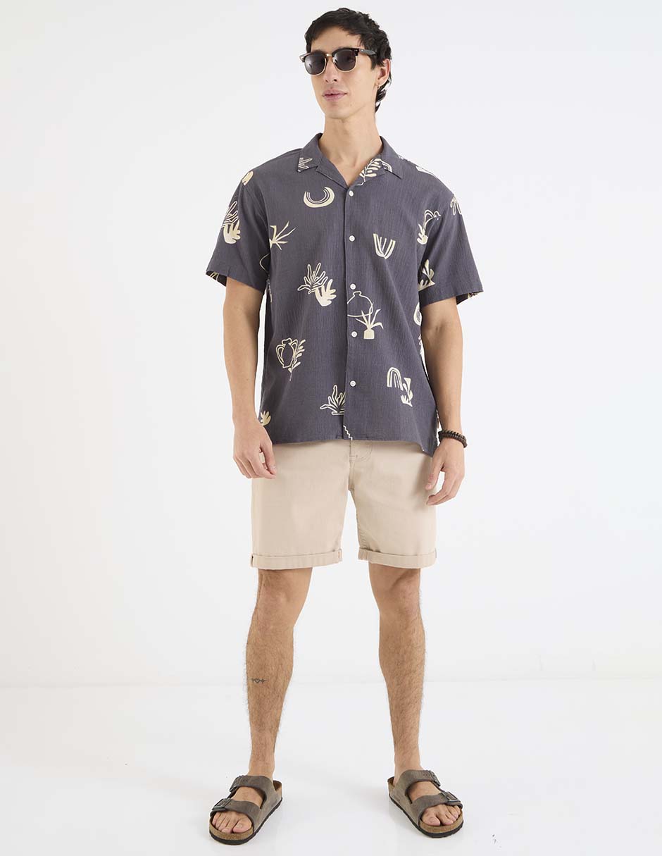 CAMISA JACK & JONES 12, G, GRIS OXFORD