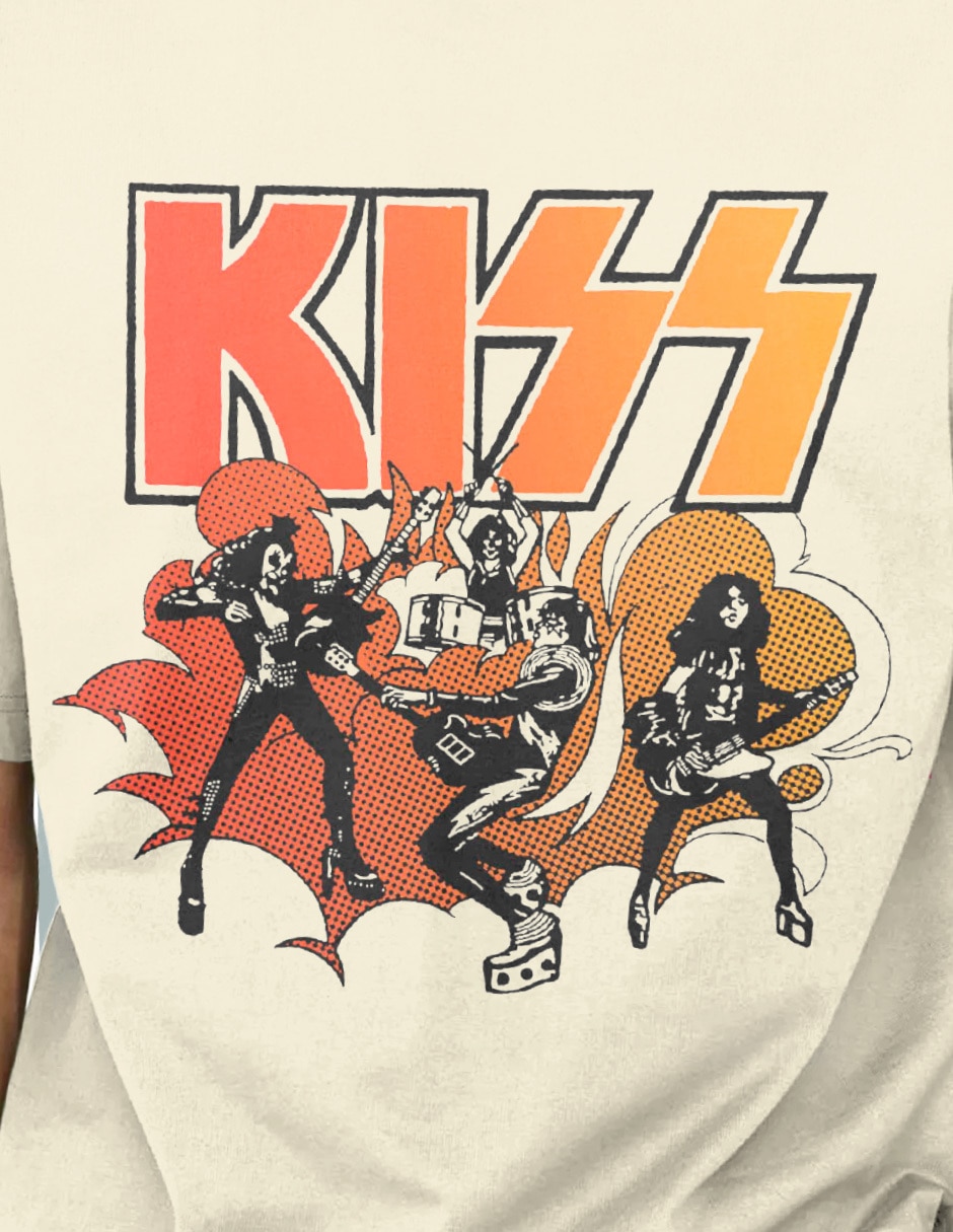 Playera Kiss cuello redondo para hombre 4