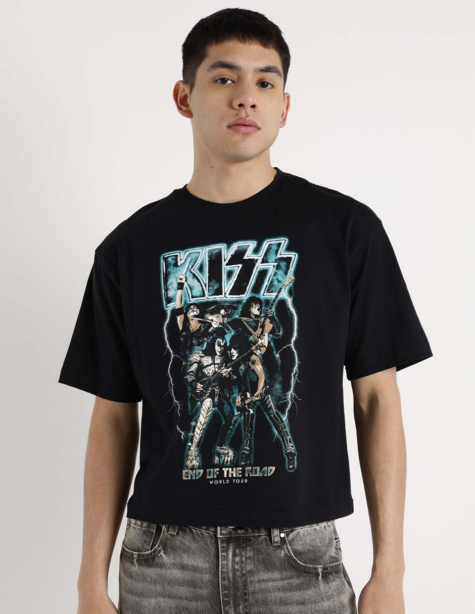 Playera Kiss cuello redondo para hombre 2